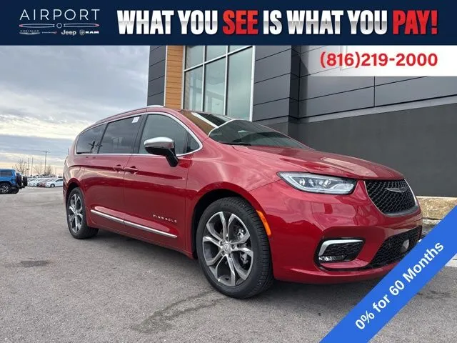 Red 2026 Chrysler Pacifica Pinnacle for sale in Platte City, MO