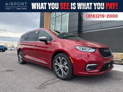 Red 2026 Chrysler Pacifica Pinnacle for sale in Platte City, MO