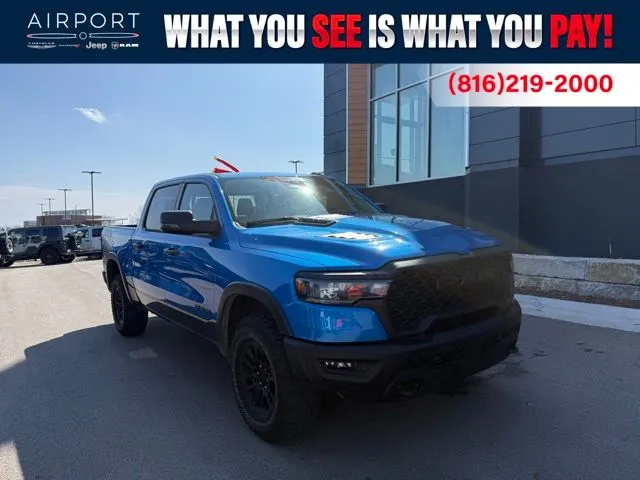 Used 2025 RAM Ram 1500 Pickup Rebel with VIN 1C6SRFLP3SN556469 for sale in Kansas City