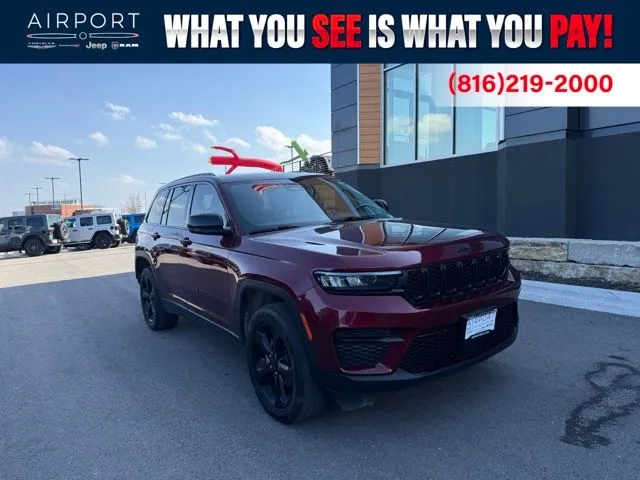 Red 2023 Jeep Grand Cherokee Altitude X for sale in Platte City, MO