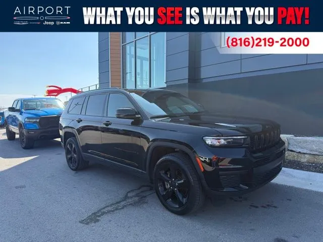 Black 2022 Jeep Grand Cherokee L Altitude for sale in Platte City, MO