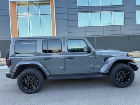 Photos of 2022 Jeep Wrangler Unlimited Sahara 4xe for sale in Platte City, MO at Airport Chrysler Dodge Jeep Ram
