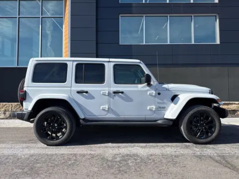 Photos of 2023 Jeep Wrangler Sahara 4xe for sale in Platte City, MO at Airport Chrysler Dodge Jeep Ram