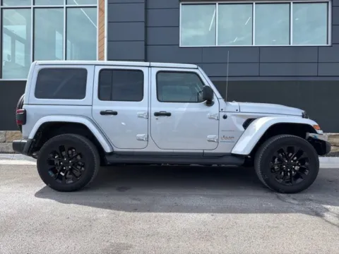 Photos of 2023 Jeep Wrangler Sahara 4xe for sale in Platte City, MO at Airport Chrysler Dodge Jeep Ram