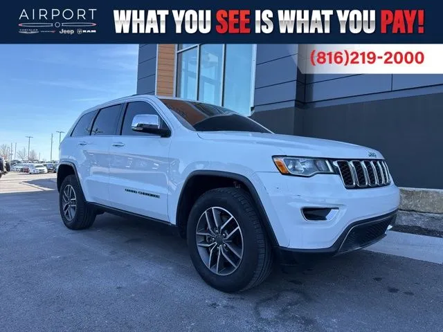 White 2021 Jeep Grand Cherokee Limited for sale in Platte City, MO