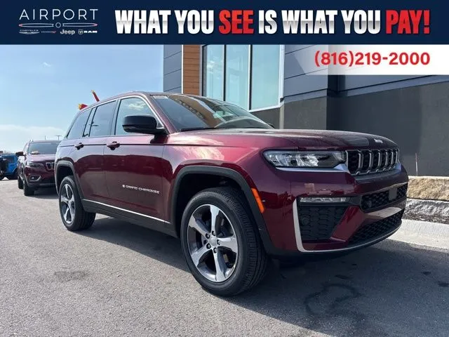 Red 2026 Jeep Grand Cherokee Limited for sale in Platte City, MO