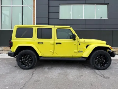 Photos of 2023 Jeep Wrangler Sahara 4xe for sale in Platte City, MO at Airport Chrysler Dodge Jeep Ram