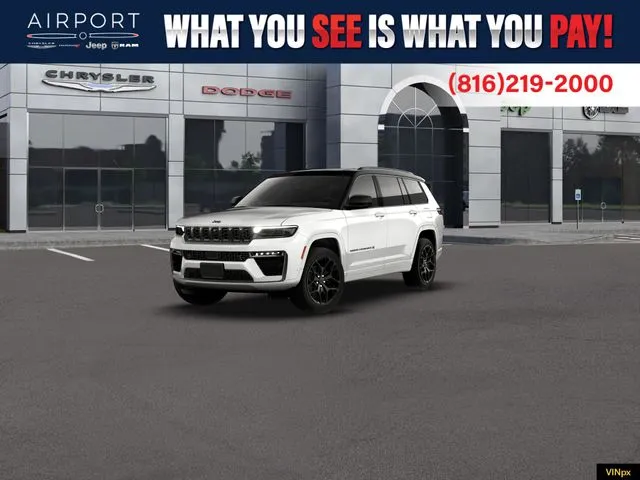 White 2026 Jeep Grand Cherokee L Summit for sale in Platte City, MO