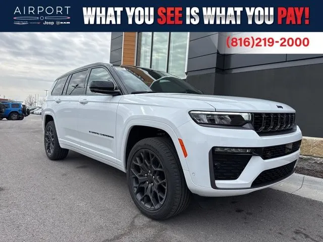 White 2026 Jeep Grand Cherokee L Summit for sale in Platte City, MO