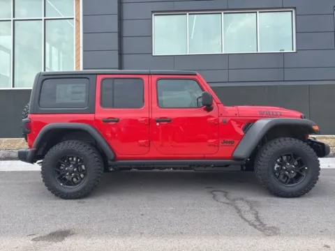 Photos of 2026 Jeep Wrangler Willys for sale in Platte City, MO at Airport Chrysler Dodge Jeep Ram