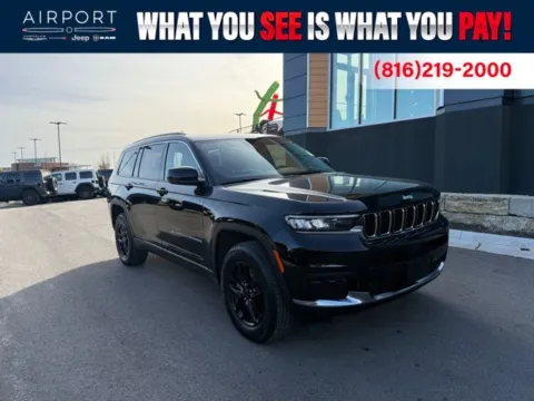 Black 2025 Jeep Grand Cherokee L Laredo for sale in Platte City, MO