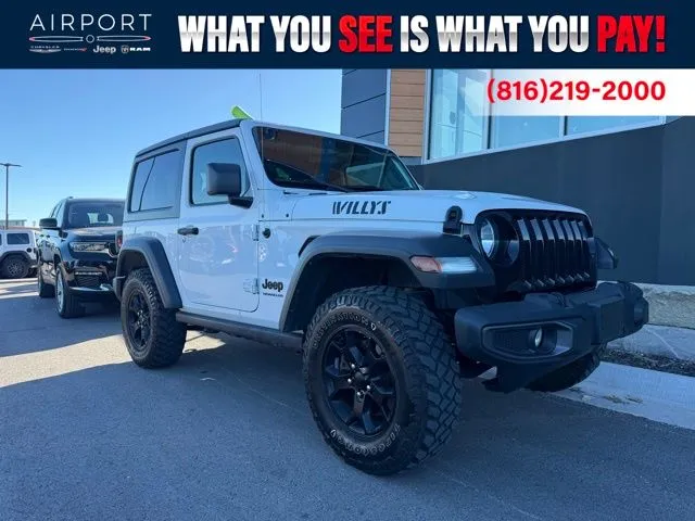 White 2021 Jeep Wrangler Willys Sport for sale in Platte City, MO