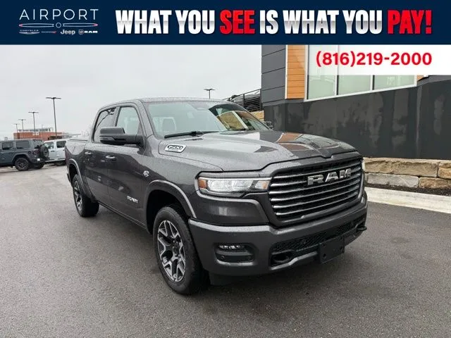 Gray 2026 Ram 1500 Laramie for sale in Platte City, MO