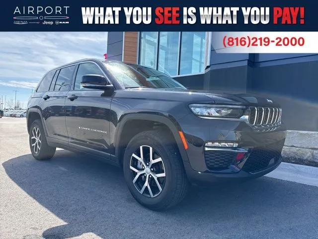 Blue 2024 Jeep Grand Cherokee Limited for sale in Platte City, MO