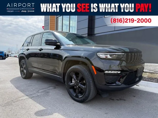 Used 2023 Jeep Grand Cherokee Limited with VIN 1C4RJHBG6PC504929 for sale in Kansas City