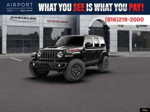 Black 2026 Jeep Wrangler Rubicon X for sale in Platte City, MO