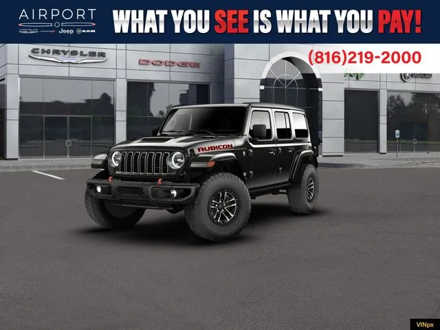 Black 2026 Jeep Wrangler Rubicon X for sale in Platte City, MO