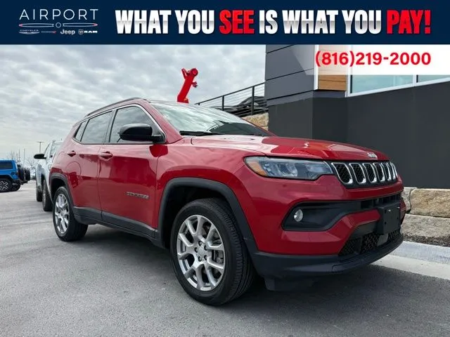 Used 2023 Jeep Compass Latitude Lux with VIN 3C4NJDFN7PT519170 for sale in Kansas City