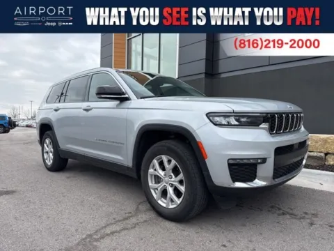 Silver 2023 Jeep Grand Cherokee L Limited for sale in Platte City, MO