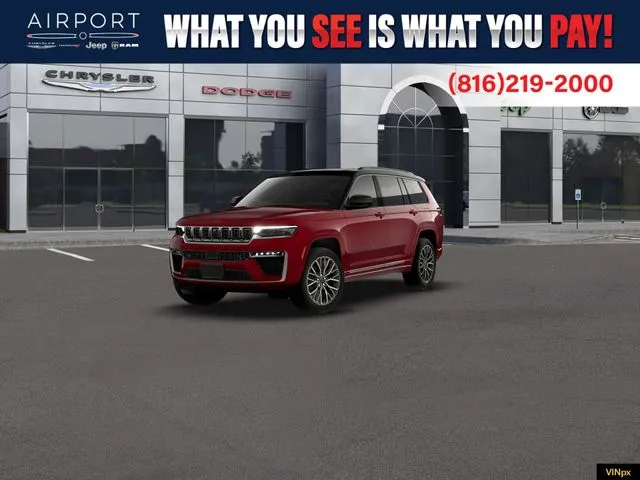 Red 2026 Jeep Grand Cherokee L Summit for sale in Platte City, MO