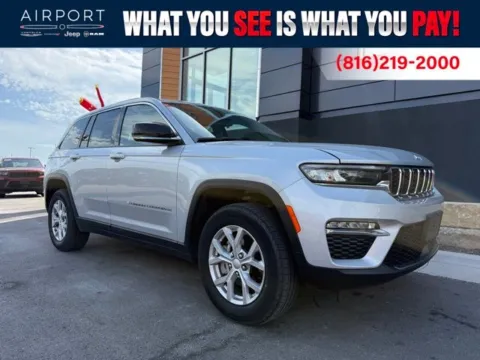 Silver 2023 Jeep Grand Cherokee Limited for sale in Platte City, MO