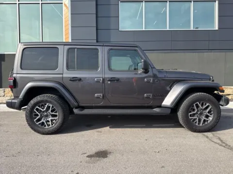 Photos of 2025 Jeep Wrangler Sahara for sale in Platte City, MO at Airport Chrysler Dodge Jeep Ram