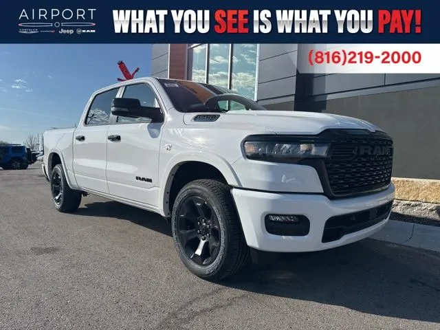 White 2026 Ram 1500 Big Horn/Lone Star for sale in Platte City, MO
