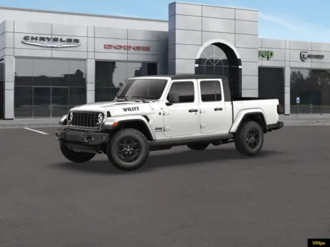 Photos of 2026 Jeep Gladiator Willys for sale in Platte City, MO at Airport Chrysler Dodge Jeep Ram