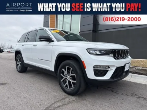 White 2023 Jeep Grand Cherokee Limited for sale in Platte City, MO