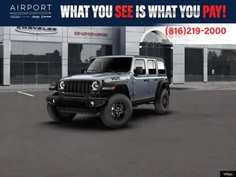 Gray 2026 Jeep Wrangler Willys for sale in Platte City, MO