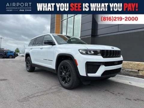 White 2026 Jeep Grand Cherokee L Laredo for sale in Platte City, MO