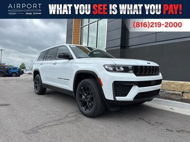 White 2026 Jeep Grand Cherokee L Altitude for sale in Platte City, MO