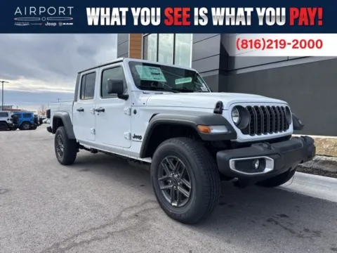 White 2026 Jeep Gladiator Sport S for sale in Platte City, MO