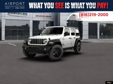 White 2026 Jeep Wrangler Sport for sale in Platte City, MO