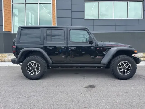 Photos of 2024 Jeep Wrangler Rubicon for sale in Platte City, MO at Airport Chrysler Dodge Jeep Ram