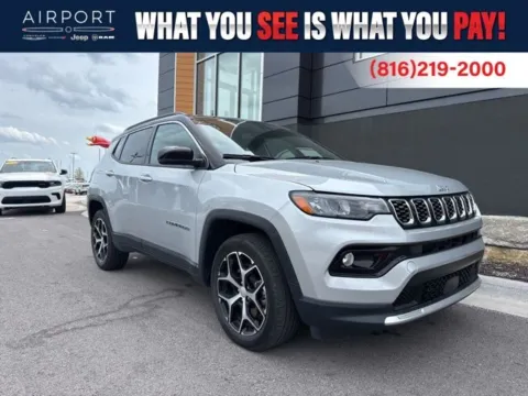 Silver 2024 Jeep Compass Limited for sale in Platte City, MO