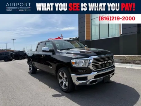 Black 2023 Ram 1500 Laramie for sale in Platte City, MO