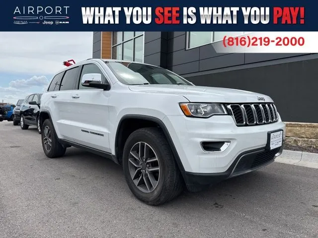 White 2019 Jeep Grand Cherokee Limited for sale in Platte City, MO