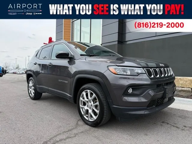 Gray 2023 Jeep Compass Latitude Lux for sale in Platte City, MO