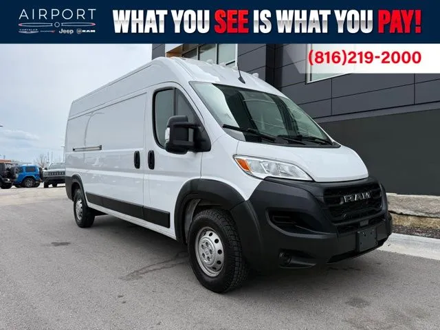 Used 2023 RAM ProMaster Cargo Van Base with VIN 3C6LRVDG8PE545511 for sale in Kansas City