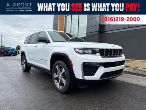 White 2026 Jeep Grand Cherokee L Limited for sale in Platte City, MO