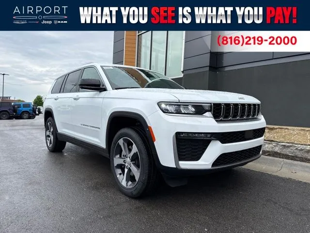 White 2026 Jeep Grand Cherokee L Limited for sale in Platte City, MO
