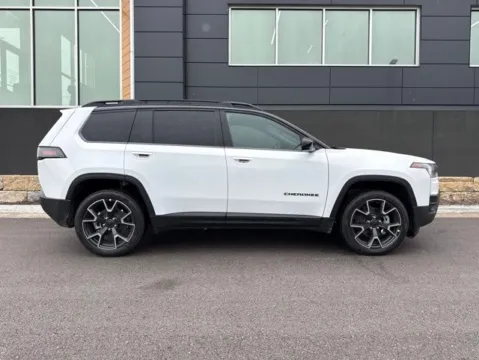 Photos of 2026 Jeep Cherokee Overland for sale in Platte City, MO at Airport Chrysler Dodge Jeep Ram