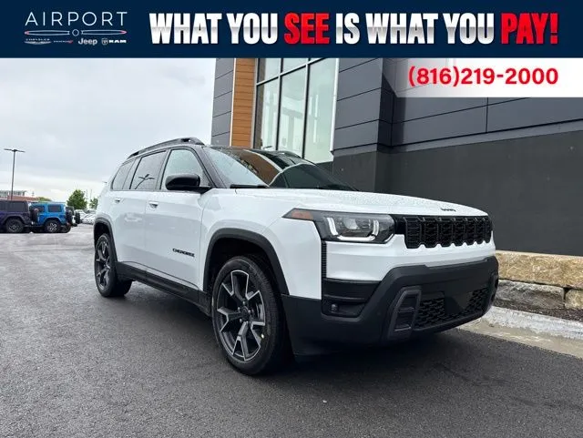 White 2026 Jeep Cherokee Overland for sale in Platte City, MO