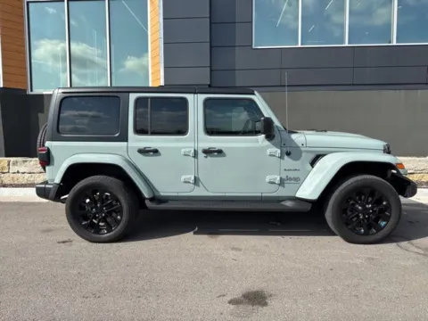 Photos of 2023 Jeep Wrangler Sahara 4xe for sale in Platte City, MO at Airport Chrysler Dodge Jeep Ram