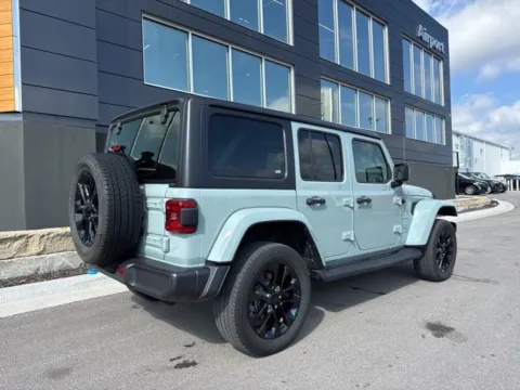 Another view of 2023 Jeep Wrangler Sahara 4xe for sale in Platte City, MO at Airport Chrysler Dodge Jeep Ram
