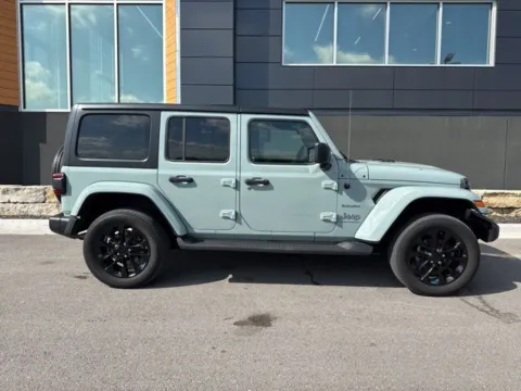 Photos of 2023 Jeep Wrangler Sahara 4xe for sale in Platte City, MO at Airport Chrysler Dodge Jeep Ram