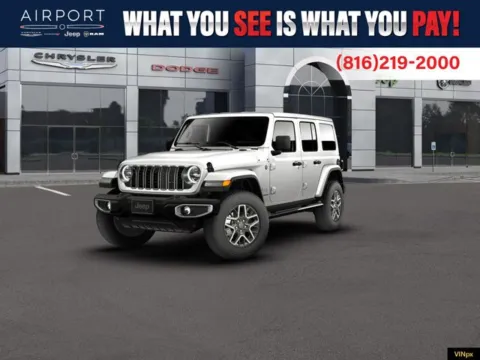 White 2026 Jeep Wrangler Sahara for sale in Platte City, MO