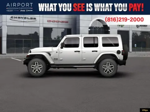 White 2026 Jeep Wrangler Sahara for sale in Platte City, MO