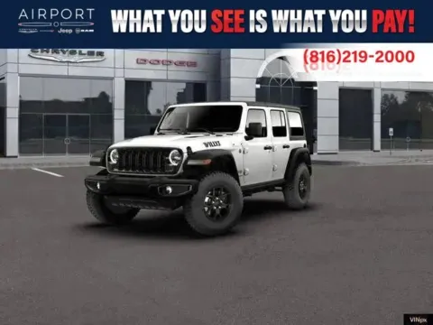 White 2026 Jeep Wrangler Willys for sale in Platte City, MO